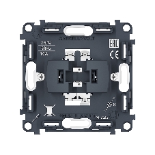 Механизм 1-клавишного проходного выключателя 10A-250V QUANT PRO PR105
