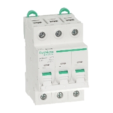 Выключатель автоматический 3П 10А характеристика C 10кA 400В Systeme Electric Systeme9 (кратно 1)