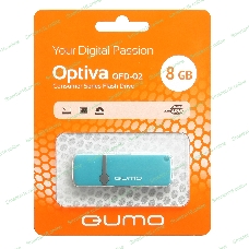 Флешка USB QUMO 8Gb, Optiva 02 синий QM8GUD-OP2-blue