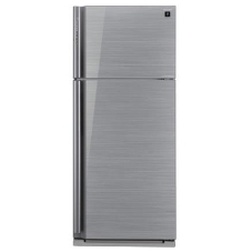 Холодильник Sharp SJ-XP59PGSL серебристый двухкамерный 430/148л морозилка сверху, No Frost