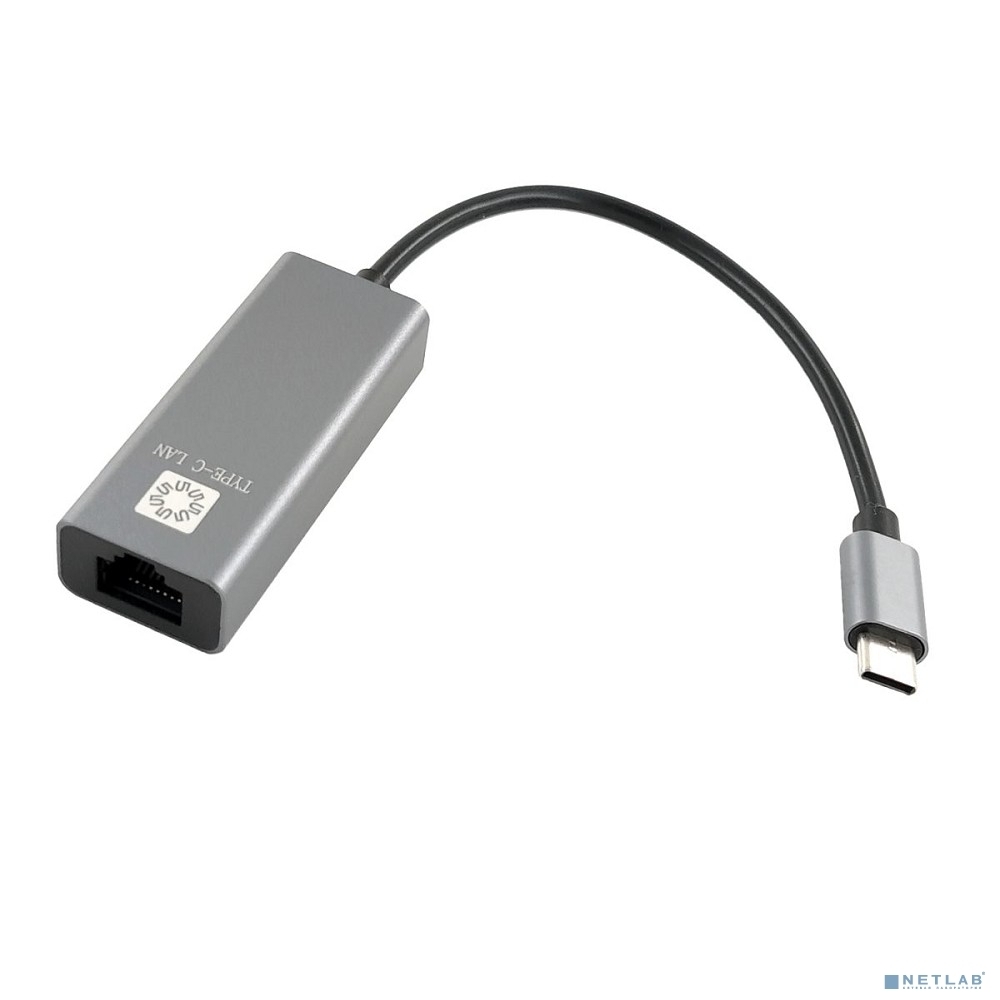 Кабель-адаптер 5bites UA2C-45-16BK USB3.1/RJ45 100MB/AL/GREY