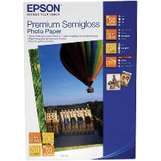 Бумага Epson C13S041765 10x15, 50л, 251г/м2 Полуглянцеваявысококачественная