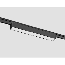 Светильник трековый светодиодный GV1449 BK черный IP20 10W 4200K 48V 230*26*24