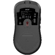 Мышь беспроводная/проводная Acer OMR401 черный, 12000 dpi, радиоканал, Bluetooth, USB, кнопки - 5