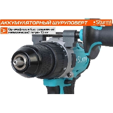 Дрель-шуруповерт Sturm CD2080, 18 В, 3 Ач, 80 Нм, бесщеточный