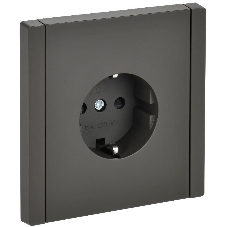 Розетка СП FORTE&PIANO FP313 16А с заземл. защ. шторки безвинт. крепл. сер. IEK FP-R14-16-1-K03