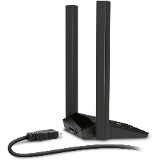 Адаптер TP-Link AC1300Mbps Dual-band High-Gain wireless USB adapter, 867Mbps at 5G and 400Mbps at 2.4G, two high gain antennas, USB 3.0, USB extension cable, support wave 2 MU-MIMO, full compatible with Windows and macOS.
