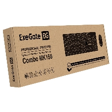 Комплект клавиатура+мышь ExeGate MK150 проводной, USB, 1200 DPI, чёрный