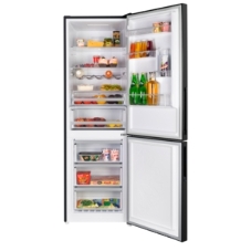 Холодильник Maunfeld MFF185NFB Inverter черный двухкамерный инвертор 240/100л морозилка снизу, No Frost