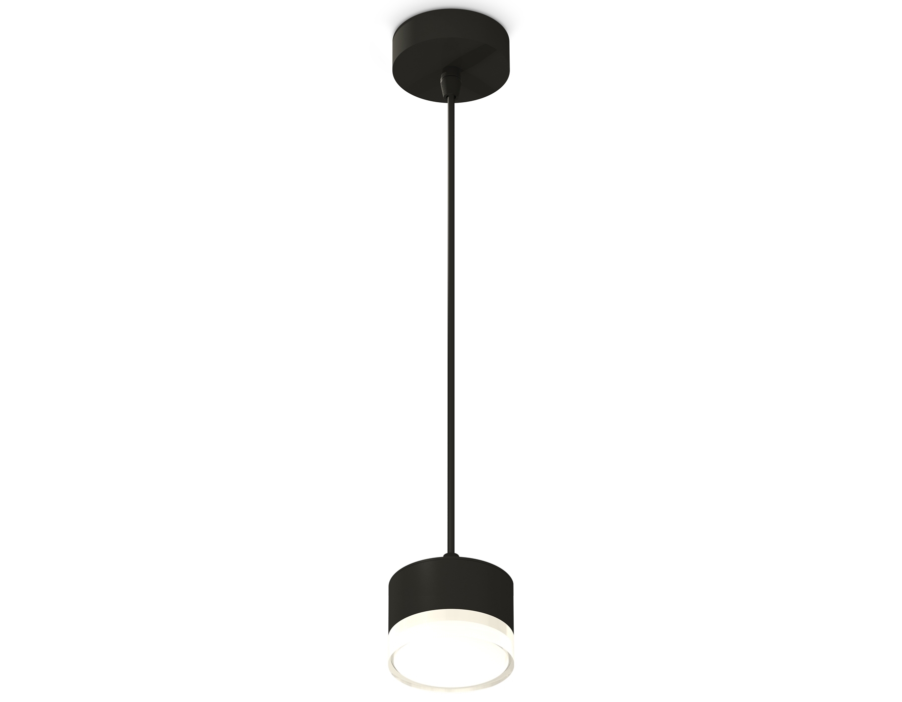 Светильник Ambrella Light XP8111025 SBK/FR/CL черный песок/белый матовый/прозрачный GX53 (A2333, С8111, N8399)