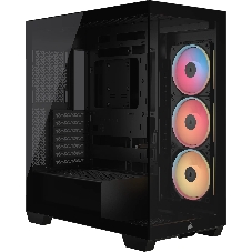 Корпус Corsair iCUE Link 3500X LX-R RGB Black, Midi-Tower, чёрный, 3 x 120 мм