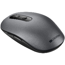 Мышь беспроводная Canyon MW-9 серый, 1600 dpi, радиоканал, Bluetooth, USB, кнопки - 6