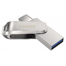 Флешка USB Sandisk Ultra Dual Luxe (SDDDC4-032G-G46), 32Gb, USB 3.2 Gen 1/Type-C, R/W 150/40, серебристый