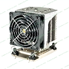 Кулер Ablecom ACL-S41130 серебристый 90 мм алюминий/медь 4700 об/мин, 46 дБ, 4 pin, 400 Вт, 124.5 мм