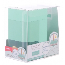 Точилка для карандашей механическая Deli ER10604 Macaron, 1 отверстие, пластик, ассорти