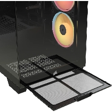 Корпус Corsair iCUE Link 3500X LX-R RGB Black, Midi-Tower, чёрный, 3 x 120 мм