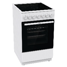 Плита электрическая Gorenje GEC5B41WG белый, конфорок 4 электрических, духовка 62 л, 50 см x 85 см x 59.4 см