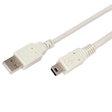 Кабель USB Rexant (шт. mini USB - шт. USB A) 1.8 м, серый