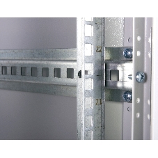 Шкаф телекоммуникационный напольный ЭКОНОМ 42U (600 × 800) дверь перфорированная 2 шт.