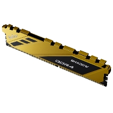 Оперативная память NETAC Shadow, DDR4, 8GB (1x8GB), 3200MHz, CL16, DIMM, с радиаторами, желтый