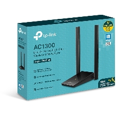 Адаптер TP-Link AC1300Mbps Dual-band High-Gain wireless USB adapter, 867Mbps at 5G and 400Mbps at 2.4G, two high gain antennas, USB 3.0, USB extension cable, support wave 2 MU-MIMO, full compatible with Windows and macOS.