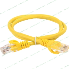 Патч-корд ITK Generica PC05-C5EU-3M-G U/UTP не экранированный RJ-45 вил.-вилка RJ-45 cat.5e 3м желтый ПВХ (уп.:1шт)