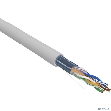 Кабель витая пара Rexant F/UTP, cat.5e, ZH нг(А)-HF, 4х2х0,52мм, 24AWG, INDOOR, SOLID, серый, 305м PRO