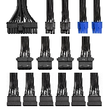 Блок питания серверный 600W ExeGate (ServerPRO-2U-600ADS) APFC, унив. для 2U, 24pin, 2*8pin, 3xSATA, 5xIDE