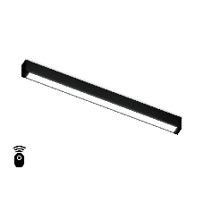 Управляемый светодиодный светильник для шинопровода Magnetic Ambrella light GL1282 BK черный IP20 18W 3000K-6400K 220V 120° 452*25*42 (Без ПДУ)
