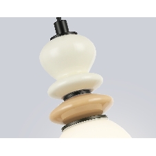 Светильник Ambrella light LH53141 BK/WH черный/белый 6W 3000K D120*1520