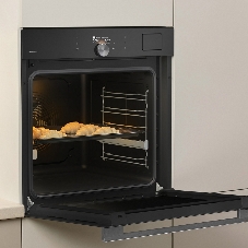 Духовой шкаф Gorenje BSA6138B, 77 л, макс. температура 300 градусов, комбинированное управление, TFT-дисплей, SteamAssist PRO, Wi-Fi, динамическая система охлаждения, быстрый нагрев, энергоэффективность А+, черный