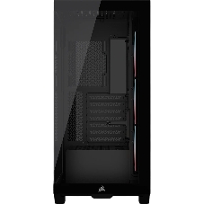 Корпус Corsair iCUE Link 3500X LX-R RGB Black, Midi-Tower, чёрный, 3 x 120 мм