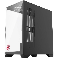 Компьютерный корпус Bloody BD-CC103 черный без БП mATX 7x120мм 1xUSB 2.0 1xUSB 3.0 audio bott PSU