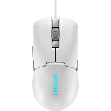 Мышь проводная Lenovo Legion M300s белый, 8000 dpi, USB, кнопки - 6