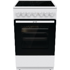 Плита электрическая Gorenje GEC5B41WG белый, конфорок 4 электрических, духовка 62 л, 50 см x 85 см x 59.4 см