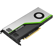 Видеокарта PNY NVIDIA Quadro RTX 4000 (Turing TU106), 8GB GDDR6/256 bit, , 3xDP, DisplayPort-DVI-D, USB Type-C, 1xStereo, 1xSync,PCI Express 3.0 16x VCQRTX4000BLK-1