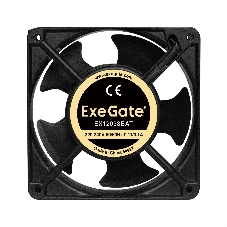 Вентилятор для корпуса ExeGate EX12038BAT черный, 120 мм, 2700 об/мин, 42 дБ