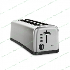 Тостер BQ T2003 Steel-Black, Мощность 1500 Вт, 6 степеней поджаривания