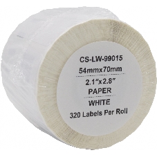 Этикетки Cactus CS-LW-99015 сег.:70x54мм черный белый 320шт/рул Dymo Label Writer 450/4XL