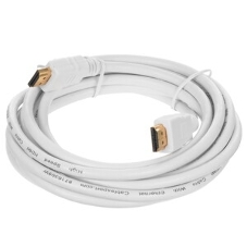 Кабель Cablexpert HDMI CC-HDMI490-10, 19M/19M, v2.0, медь, позол.разъемы, экран, угловой, 3м, черный, пакет