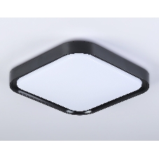 Потолочный светодиодный светильник Ambrella light FZ1268 BK черный 27W 5000K 350*350*60 (Без ПДУ)