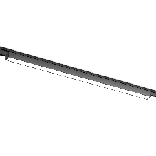 Светильник трековый светодиодный GV1455 BK черный IP20 20W 4200K 48V 615*26*24