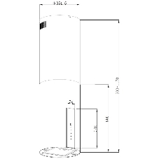 Вытяжка KORTING KHA 35808 DN Cylinder