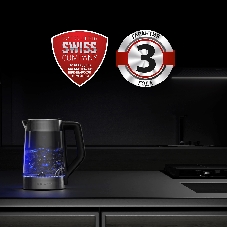 Чайник электрический POLARIS PWK1725CGLD WIFI IQ Home, 1,7 л, 2200 Вт, стекло