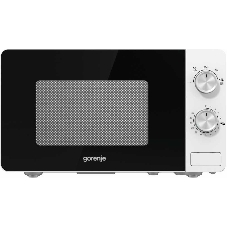 Микроволновая печь Gorenje MO20E1W белый, 20 л, 800 Вт, переключатели - поворотный механизм