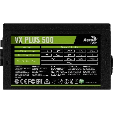 Блок питания Aerocool/Formula ATX 500W AC VX PLUS (20+4pin) 120мм fan 3xSATA RTL