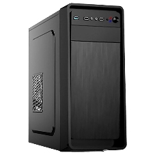 Компьютерный корпус Miditower ExeGate XP-332 Black, ATX, (XP600, Black,120мм), 2*USB, Audio