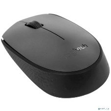 Мышь беспроводная Logitech M170 черный/темно-серый, 1000 dpi, радиоканал, USB, кнопки - 3