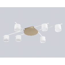 Потолочный светильник Ambrella light FL51755/6 WH/GD белый/золото GX53/6 max 12W 870*570*110