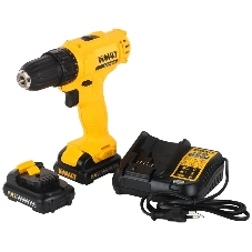 Дрель-шуруповерт DeWalt DCD700D2, 12 В, 2 Ач, 24 Нм, щеточный